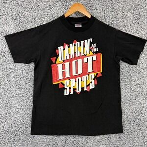Vintage Dancin At The Hot Spots Shirt Adult Large Single Stitch USA Made Oneita